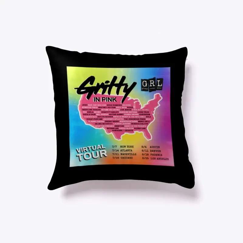 Gritty Virtual Tour PIllow